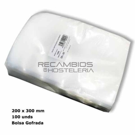 Bolsa vacío Gofrada 200x300 mm (100 und)