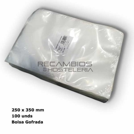 Bolsa vacío Gofrada 250x350 mm (100 und)