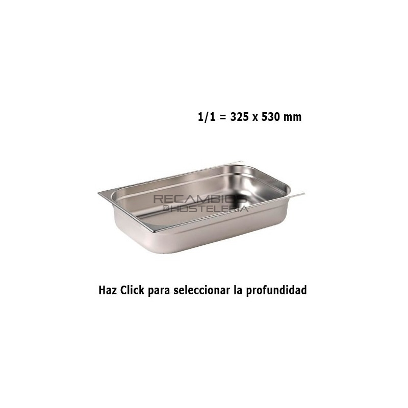 Cubeta Gastronorm 1/1  Elije Profundidad