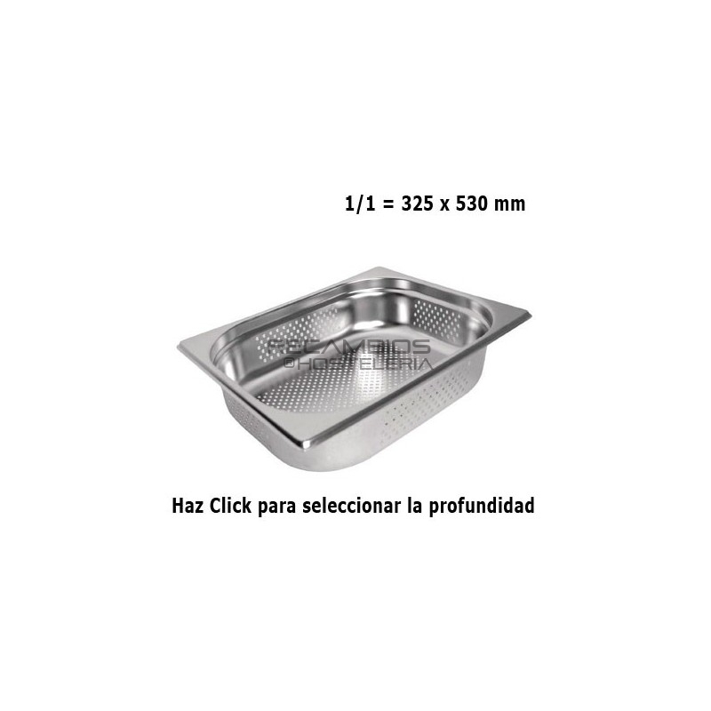 Cubeta Perforada 1/1 Elije Profundidad Cubeta Perforada 1/1 Elije Profundidad