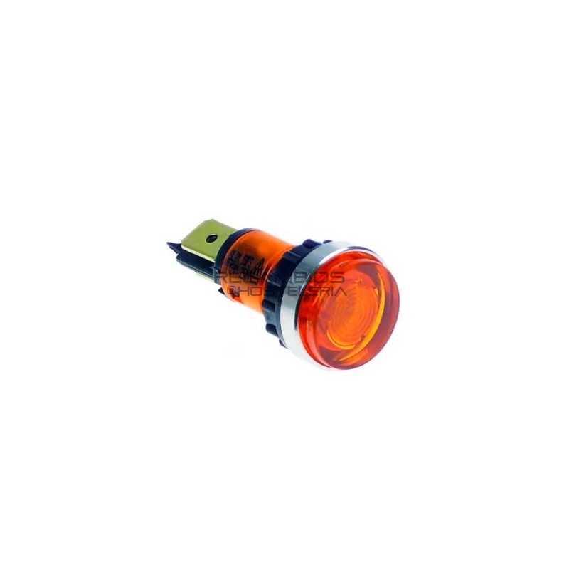 Lampara señalización Ø12 mm Amarilla Lampara señalización Ø12 mm Amarilla