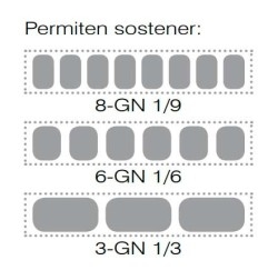 Soporte bandejas Gastronorm