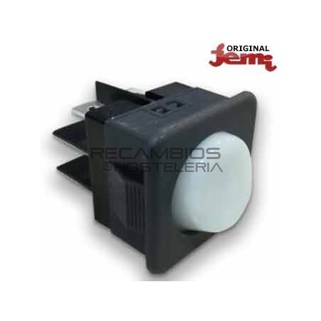 Pulsador blanco Cuadrado Jemi