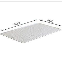 Bandeja Pastelera perforada Aluminio 60 x 40