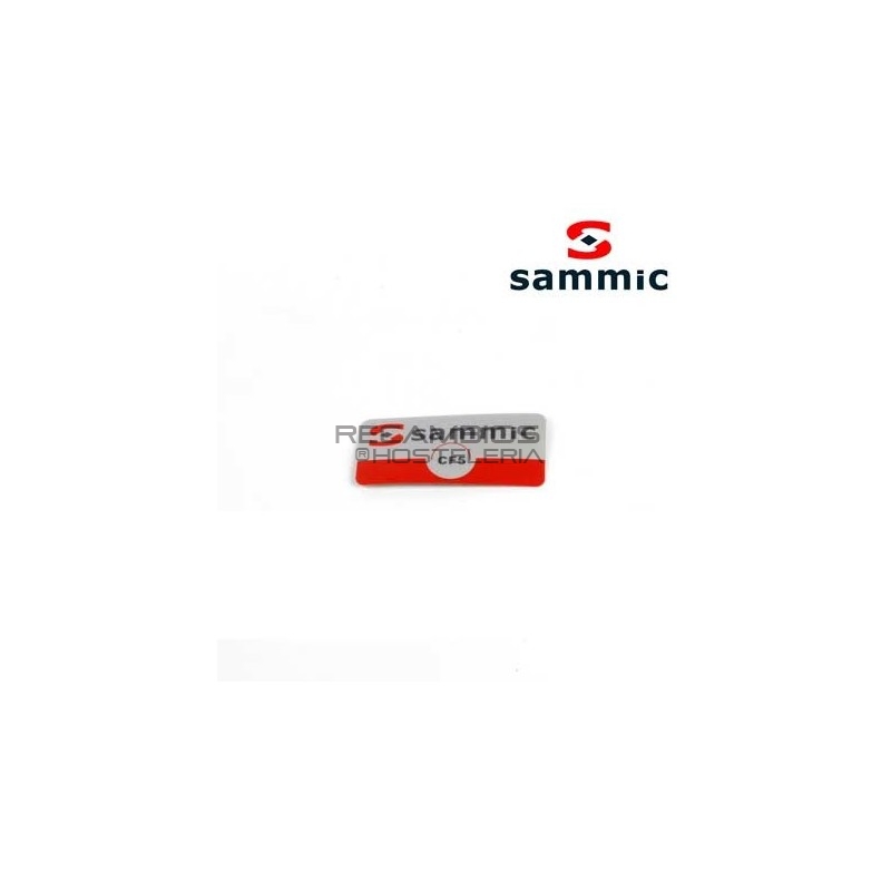 Placa indicativa cortadora fritas Sammic