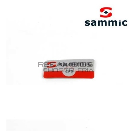 Placa indicativa cortadora fritas Sammic