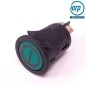Interruptor redondo verde iarp