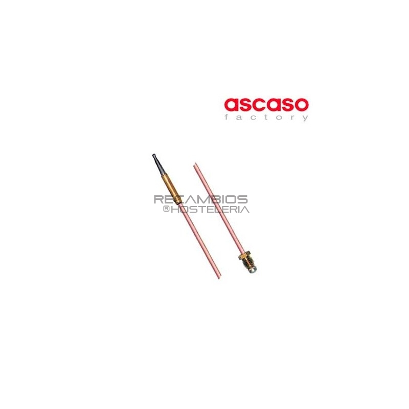 Termopar liso 600mm M8x1