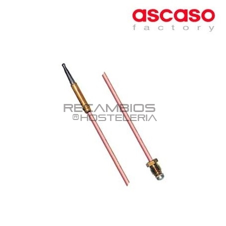 Termopar liso 600mm M8x1