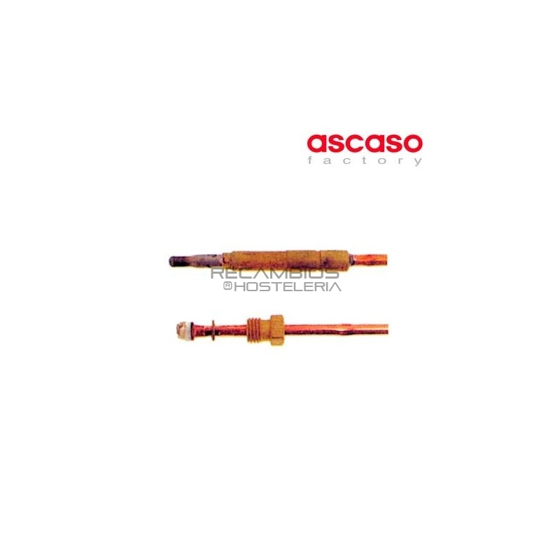 Termopar liso 1200mm M8x1