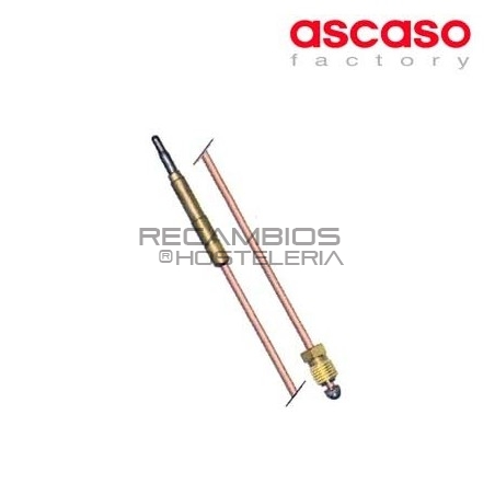 Termopar liso 600mm M9x1