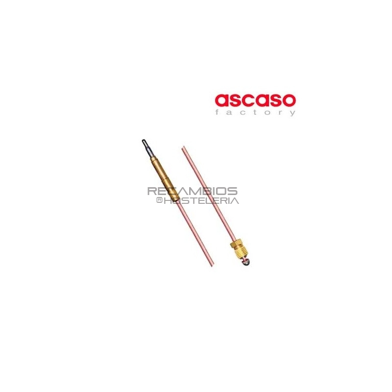 Termopar liso 1000mm M9x1