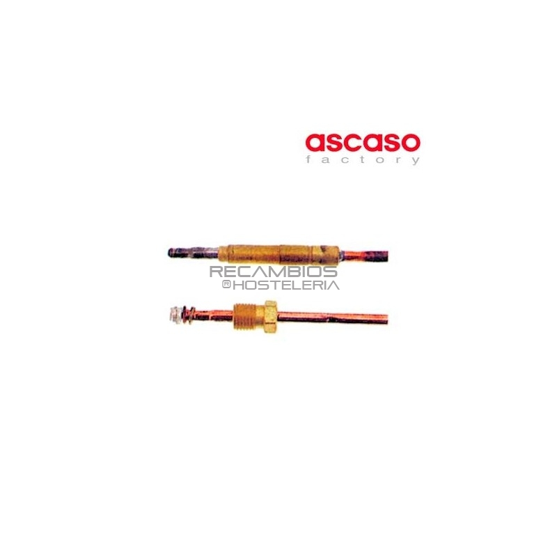 Termopar liso 1200mm M9x1