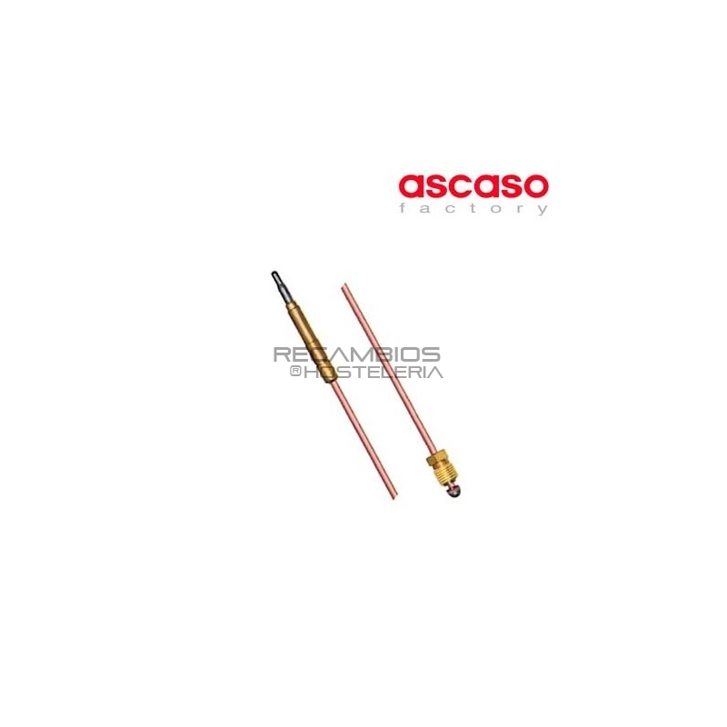 Termopar liso 1500mm M9x1