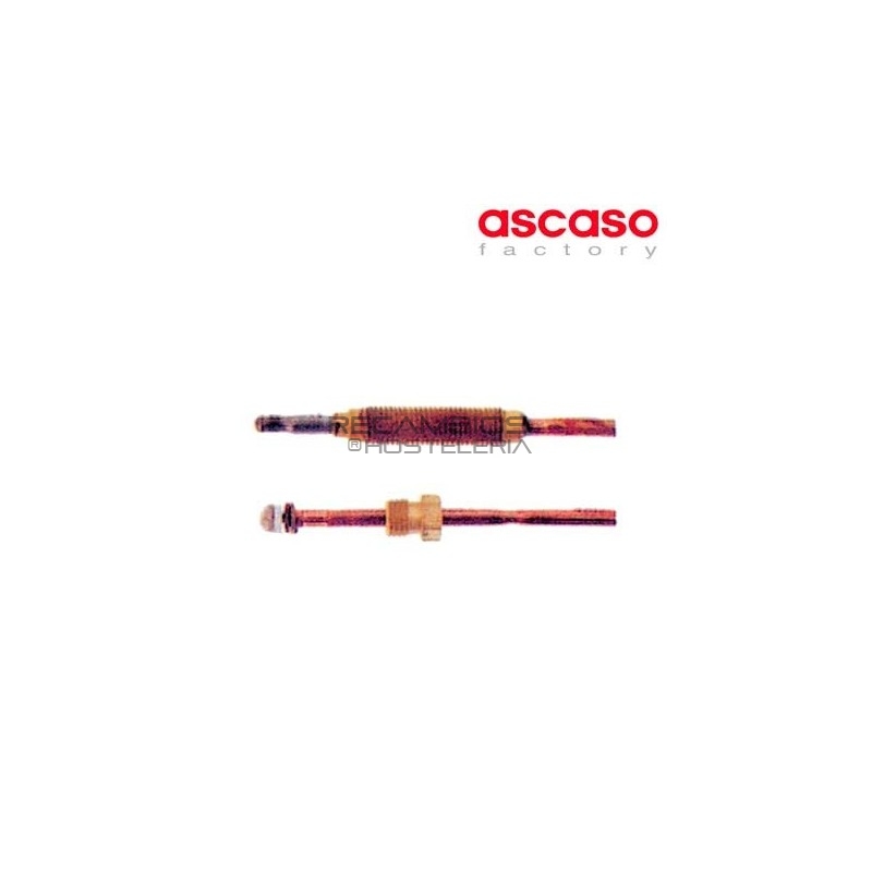 Termopar roscado 600mm M8x1