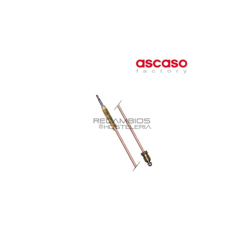 Termopar roscado 600mm M9x1