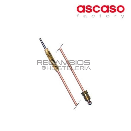 Termopar roscado 600mm M9x1