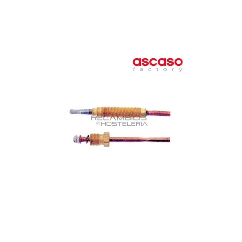 Termopar roscado 1000mm M9x1