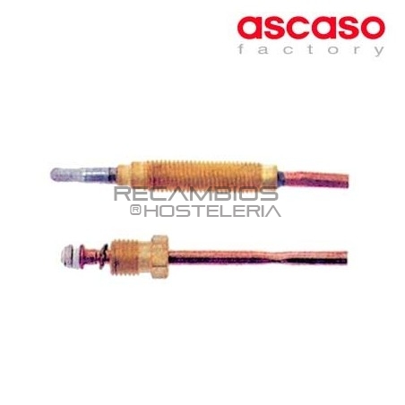 Termopar roscado 1000mm M9x1