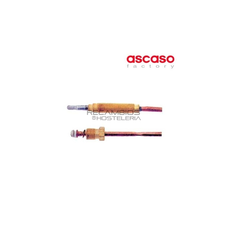 Termopar roscado 1200mm M9x1