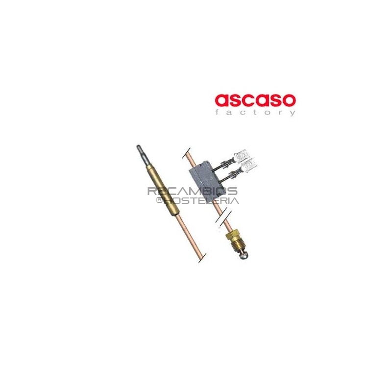 Termopar interrumpido 600mm M9x1