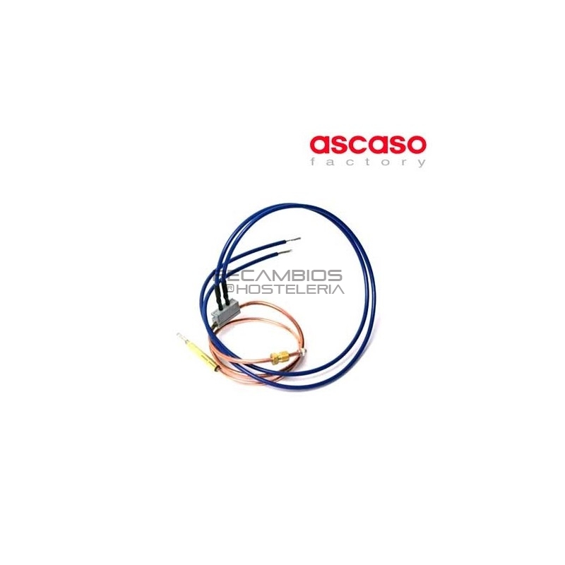 Termopar interrumpido con cable 600mm M9x1