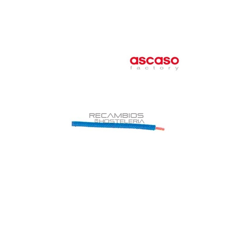 Cable fibra silicona sección Ø 1,5mm (1 metro)