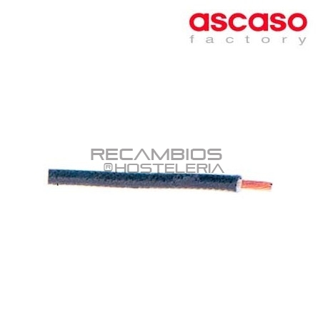 Cable fibra silicona sección Ø 2,5mm (1 metro)