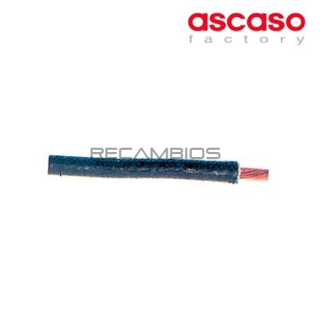 Cable fibra silicona sección Ø 4mm (1 metro)