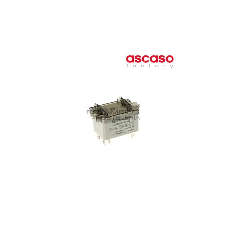 Relé 2 contactos NO 30A 230V 50/60HZ Crystal-Line/Adler