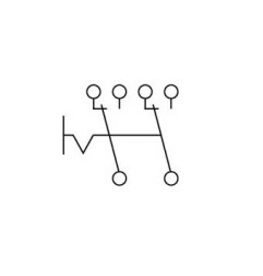 Interruptor pulsante 30x22mm rojo/verde