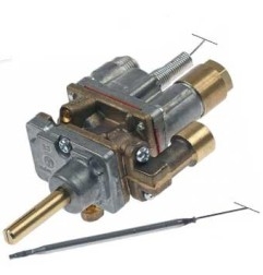 Termostato de gas Máx 300°C entrada gas de tubo ø21mm 