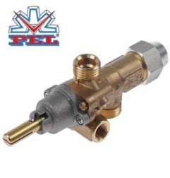 Grifo de gas entrada M16x1,5 (tubo ø 10mm)