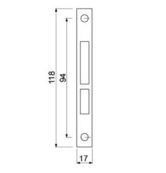 Contrasoporte L 118mm