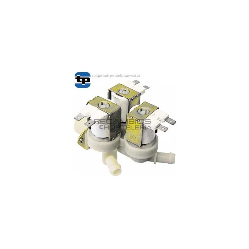 Válvula magnética triple horizontal 3/4" Válvula magnética triple horizontal 3/4"