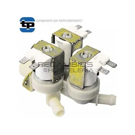 Válvula magnética triple horizontal