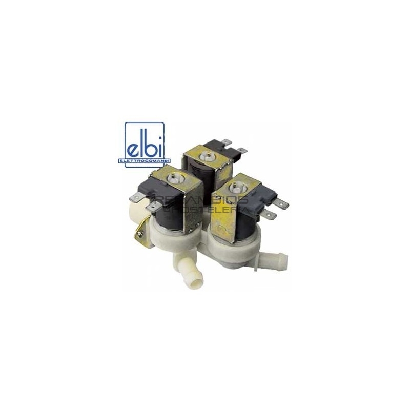 Válvula magnética triple horizontal 3/4" Válvula magnética triple horizontal 3/4"