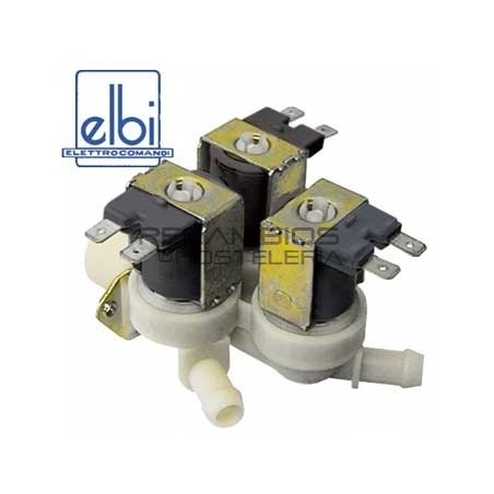 Válvula magnética triple horizontal 3/4"