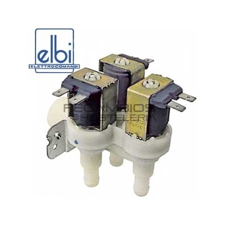 Válvula magnética triple vertical 3/4"