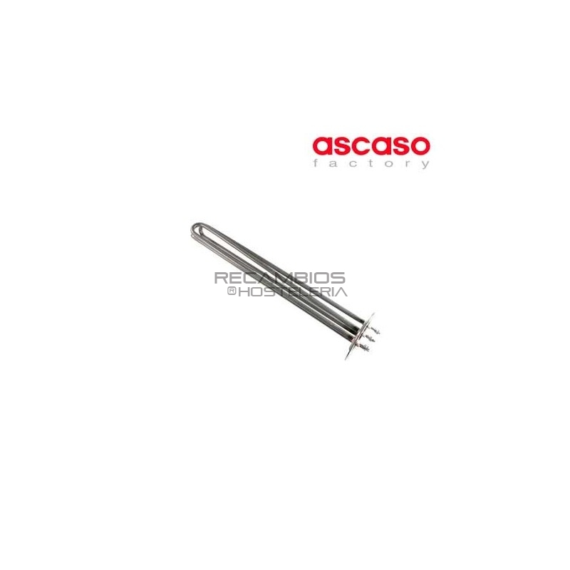 Resistencia 6000W 230V montaje ø 63mm espirales 3 L 420mm An 39mm H 49mmFagor