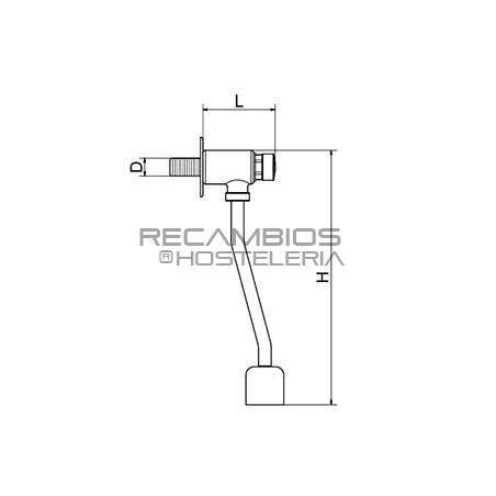 Grifo temporizado para urinario