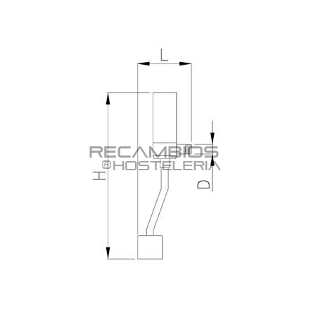 Grifo electrónico temporizado para WC