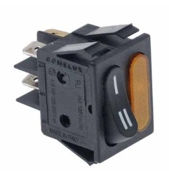 Interruptor con luz naranja 30x22