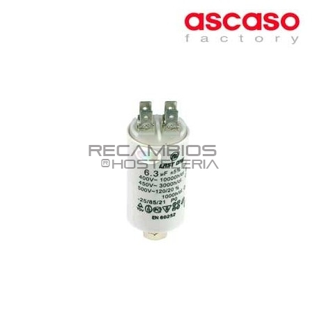 Condensador 6,3MF Linea Blanca