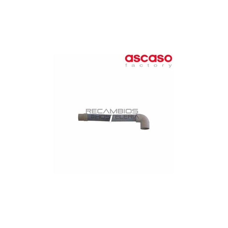 Tubo desagüe codo Ø 24x28mm L-1,5 metros