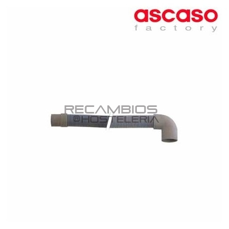 Tubo desagüe codo Ø 24x28mm L-1,5 metros