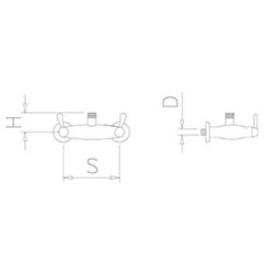 Grifo mural dos aguas