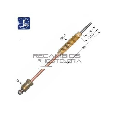 Termopar SIT M8x1 L 600mm