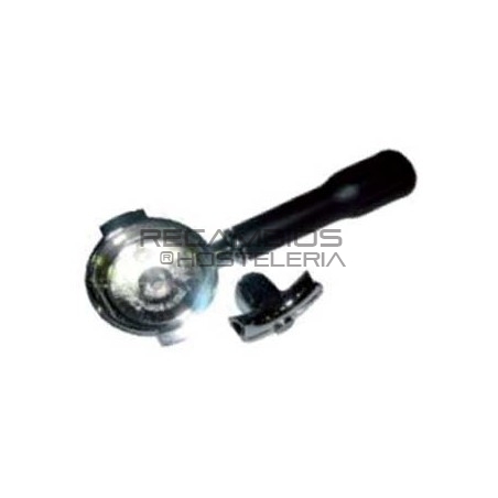 Portafiltro 2 Vias Negro