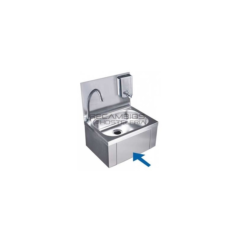 Lavamanos 400mm x 295mm x 520mm acero inoxidable